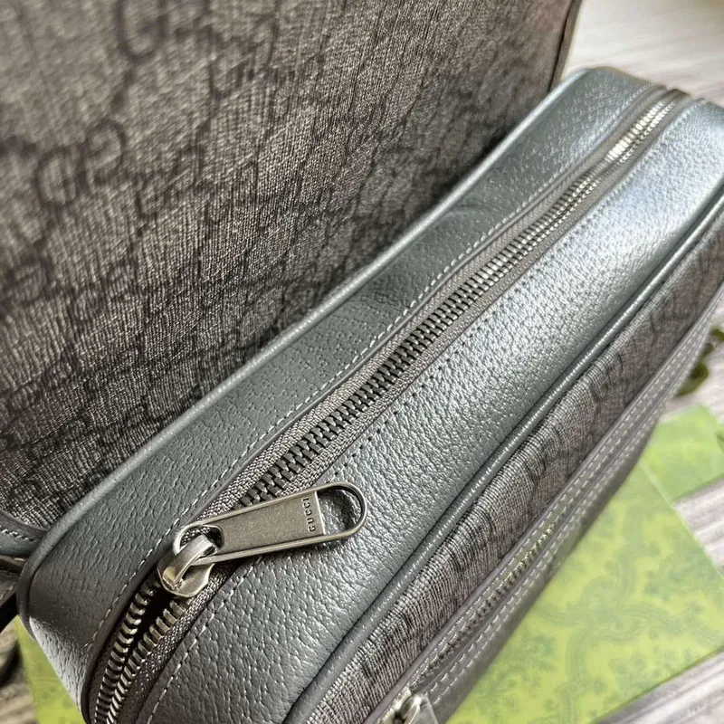 Gucci 724704 Ophidia Messenger Bag Šedá