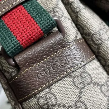 Gucci 760123 GG Messenger Bag Hnědá