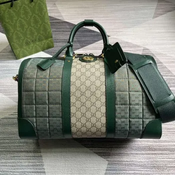 Gucci 724642 Mini GG Canvas Malá Taška Duffle Zelená