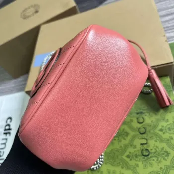 Gucci 760313 Gucci Blondie Mini Bucket Bag Růžová