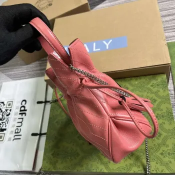 Gucci 760313 Gucci Blondie Mini Bucket Bag Růžová