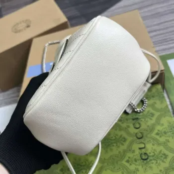 Gucci 760313 Gucci Blondie Mini Bucket Bag Bílá