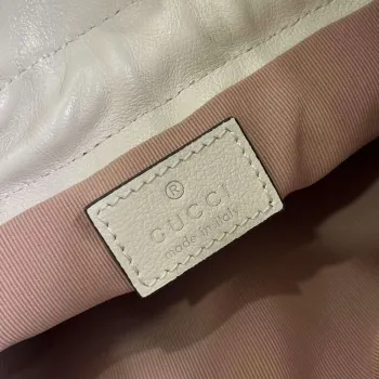 Gucci 760313 Gucci Blondie Mini Bucket Bag Bílá