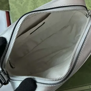 Gucci 742360 Gucci Blondie Malá Ramenní Taška Stříbrná