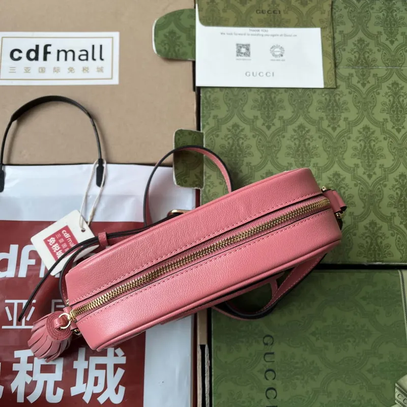 Gucci 742360 Gucci Blondie Malá Kabelka přes Rameno Růžová