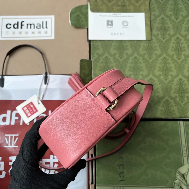 Gucci 742360 Gucci Blondie Malá Kabelka přes Rameno Růžová