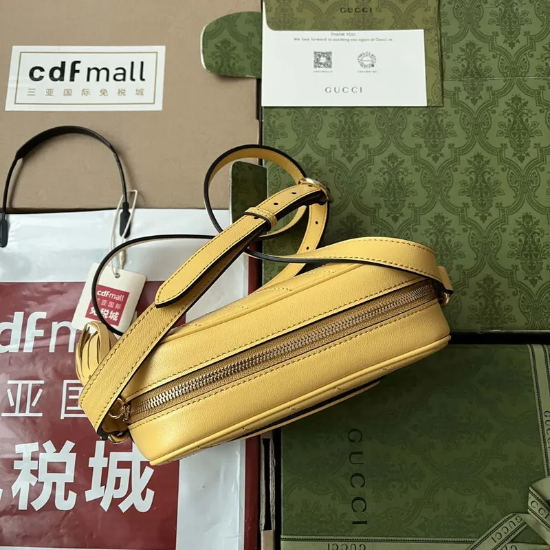 Gucci 742360 Gucci Blondie Malá Kabelka Přes Rameno Žlutá