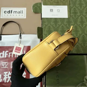 Gucci 742360 Gucci Blondie Malá Kabelka Přes Rameno Žlutá
