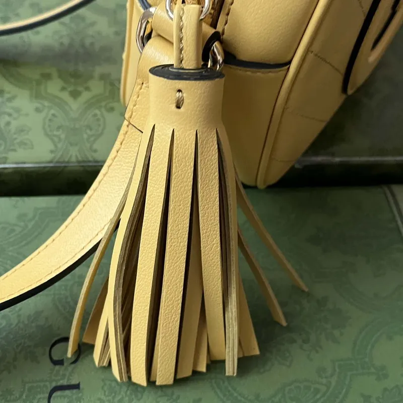 Gucci 742360 Gucci Blondie Malá Kabelka Přes Rameno Žlutá