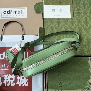 Gucci 742360 Gucci Blondie Malá Kabelka Přes Rameno Zelená