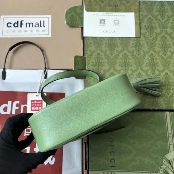 Gucci 742360 Gucci Blondie Malá Kabelka Přes Rameno Zelená