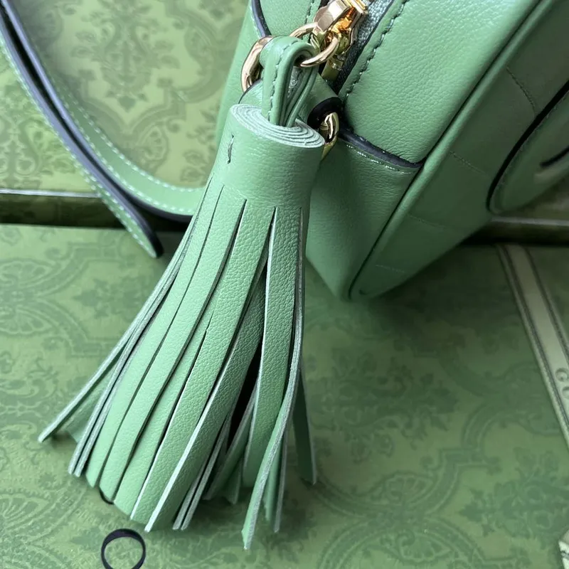 Gucci 742360 Gucci Blondie Malá Kabelka Přes Rameno Zelená