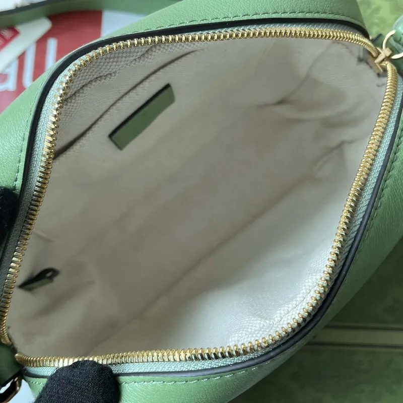 Gucci 742360 Gucci Blondie Malá Kabelka Přes Rameno Zelená