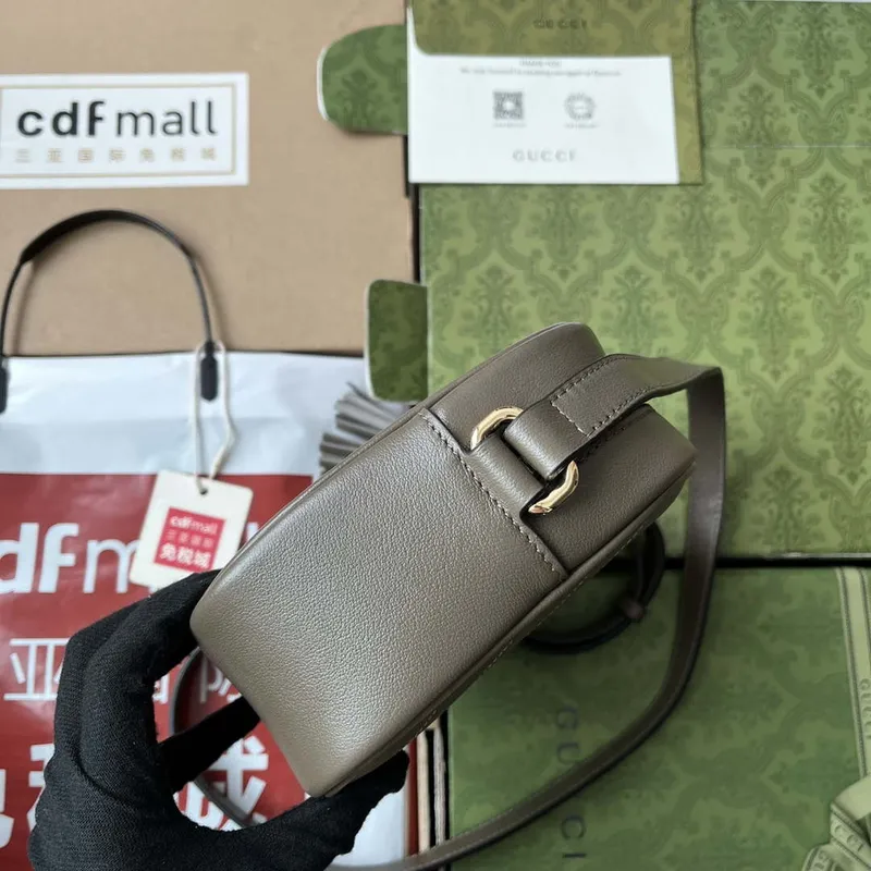 Gucci 742360 Gucci Blondie Malá Kabelka Přes Rameno Tmavě Zelená