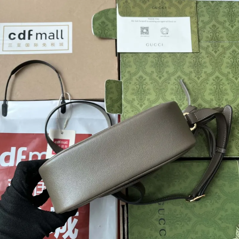 Gucci 742360 Gucci Blondie Malá Kabelka Přes Rameno Tmavě Zelená