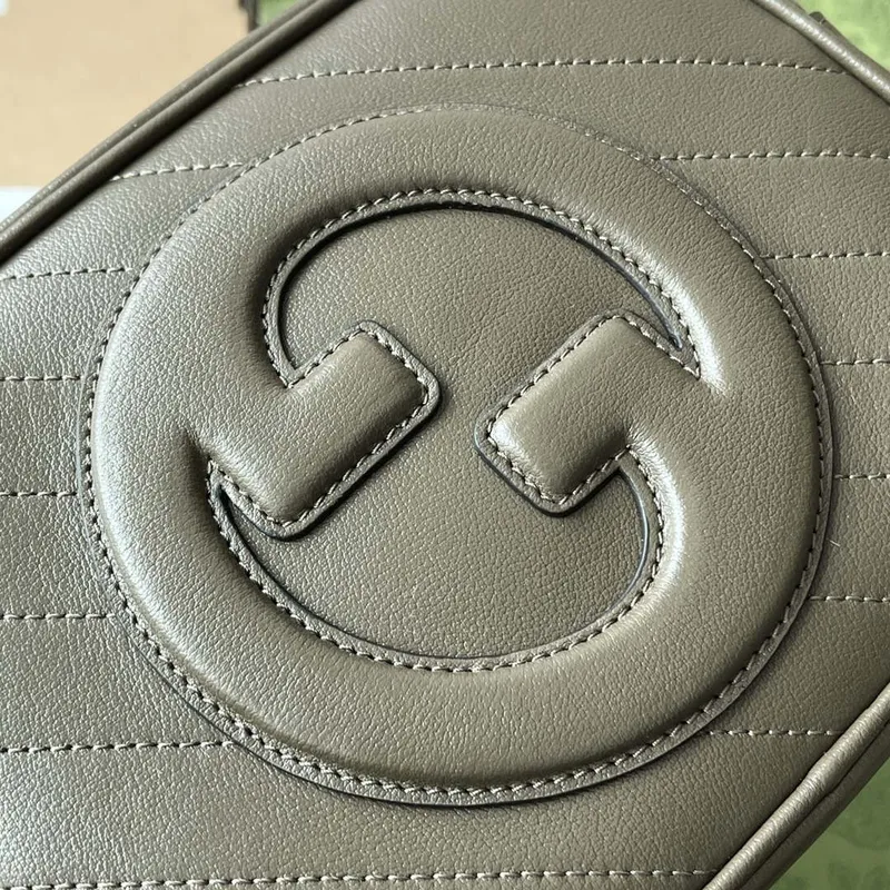 Gucci 742360 Gucci Blondie Malá Kabelka Přes Rameno Tmavě Zelená