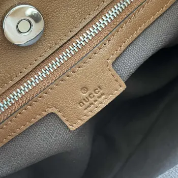 Gucci 751518 GG Blondie Malá taška přes rameno v hnědé kůži