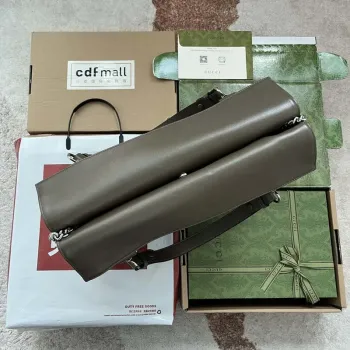 Gucci 751516 Blondie Medium Tote taška v drakově zelené kůži