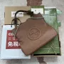 Gucci 751516 Blondie Medium Tote taška z hnědé kůže