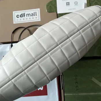 Gucci 746210 Gucci Deco střední taška přes rameno z bílé kůže