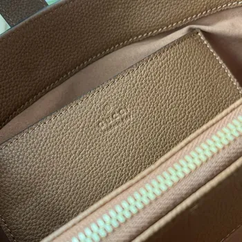 Gucci 727810 Jackie 1961 malá taška z přírodní kůže v hnědé barvě