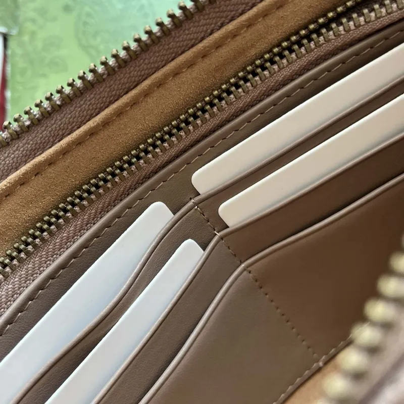 Gucci 443447 GG Marmmont peněženka s řetízkem Růžová kůže