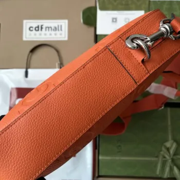 Gucci 658573 Pánská taška na dokumenty Jumbo GG Oranžová