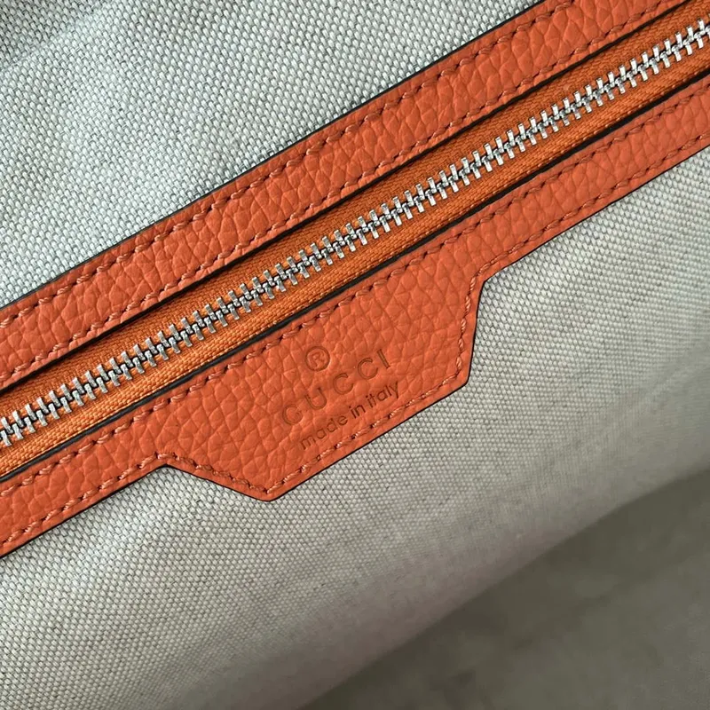 Gucci 658573 Pánská taška na dokumenty Jumbo GG Oranžová