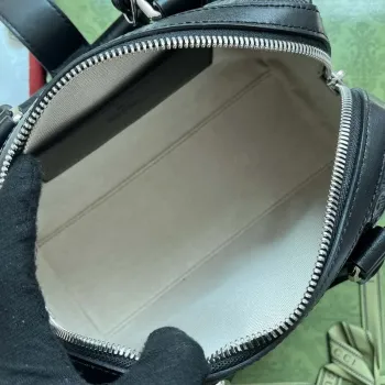 Gucci 725292 Jumbo GG Mini Embossed Bag Černá