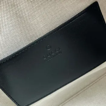 Gucci 725292 Jumbo GG Mini Embossed Bag Černá