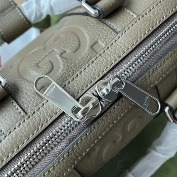 Gucci 725292 Jumbo GG Mini Duffle Bag Šedá