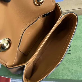 Gucci 724645 Gucci Blondie Mini Kabelka přes rameno Hnědá