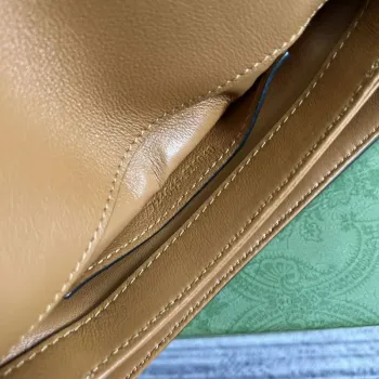 Gucci 724645 Gucci Blondie Mini Kabelka přes rameno Hnědá