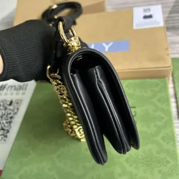 Gucci 724645 Gucci Blondie Mini Ramenní Taška Černá