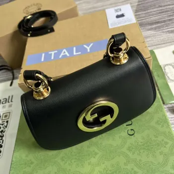 Gucci 724645 Gucci Blondie Mini Ramenní Taška Černá