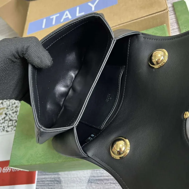 Gucci 724645 Gucci Blondie Mini Ramenní Taška Černá