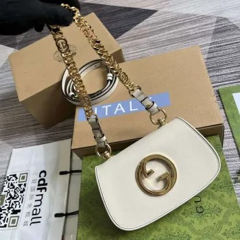 Gucci 724645 Gucci Blondie Mini Kabelka přes rameno Bílá