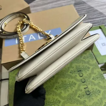 Gucci 724645 Gucci Blondie Mini Kabelka přes rameno Bílá