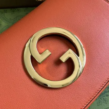 Gucci 724645 Gucci Blondie Mini Ramenní Taška Oranžová
