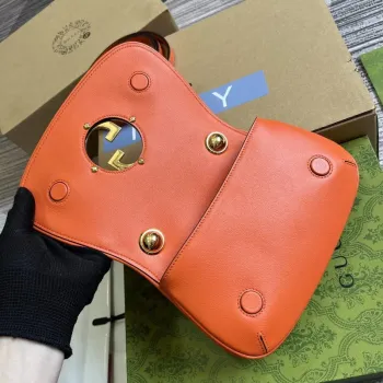 Gucci 724645 Gucci Blondie Mini Ramenní Taška Oranžová