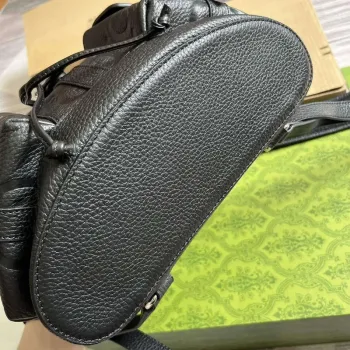 Gucci 739503 Jumbo GG Malý Batoh Černý