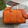 Gucci 725282 Jumbo GG Malá cestovní taška Oranžová