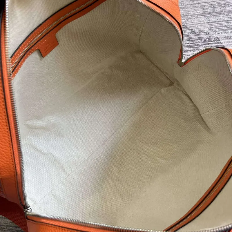 Gucci 725282 Jumbo GG Malá cestovní taška Oranžová