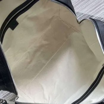 Gucci 725282 Jumbo GG Malá cestovní taška Černá