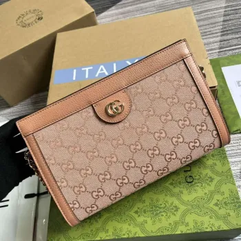Gucci 503877 Ophidia GG Malá Kabela přes Rameno Růžová