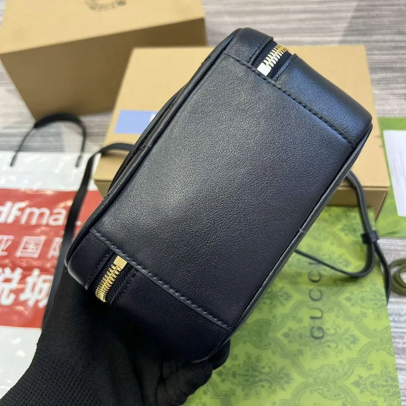 Gucci 744434 Gucci Blondie Taška s horním madlem Námořnická modrá