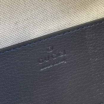 Gucci 744434 Gucci Blondie Taška s horním madlem Námořnická modrá