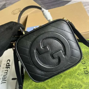 Gucci 744434 Gucci Blondie Taška s horním madlem Černá