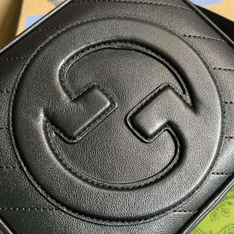 Gucci 744434 Gucci Blondie Taška s horním madlem Černá