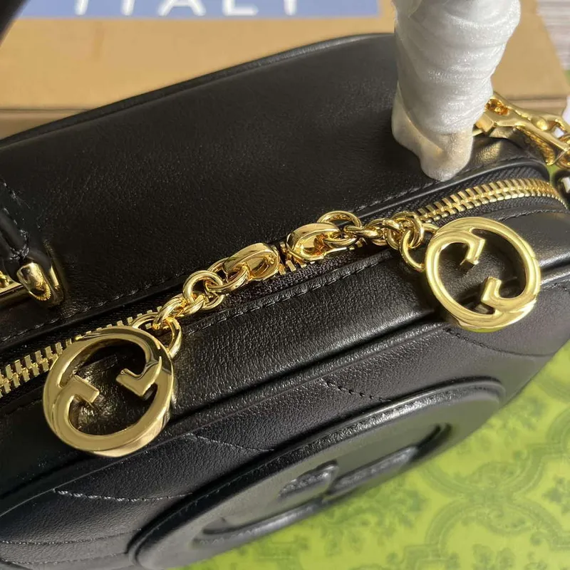 Gucci 744434 Gucci Blondie Taška s horním madlem Černá